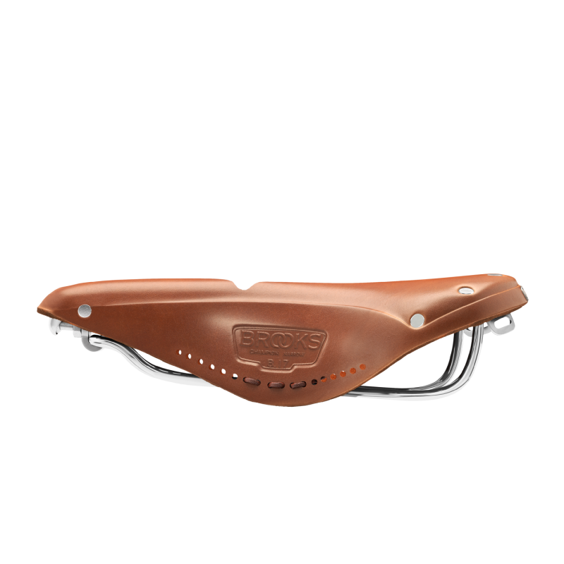 BROOKS B17 Narrow Carved - honey